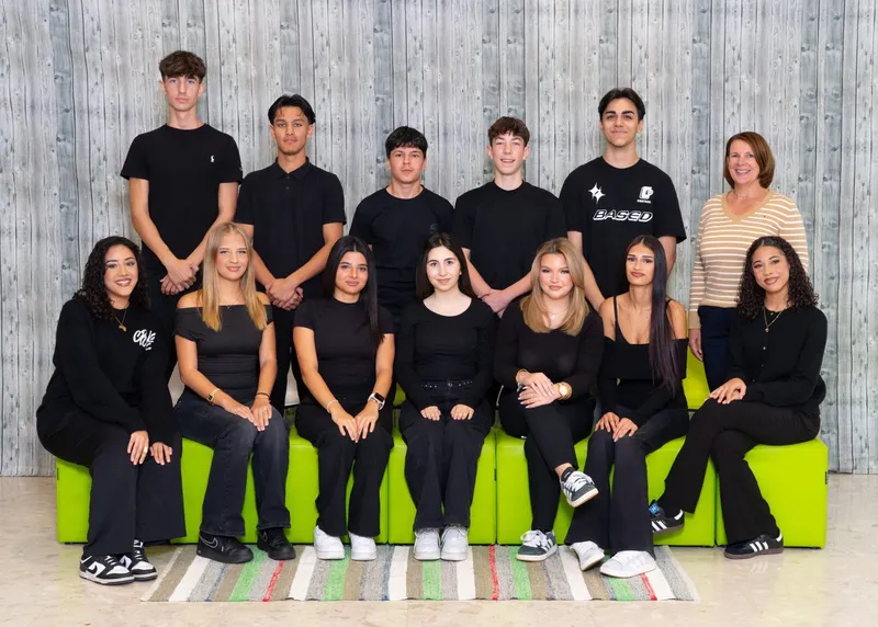 Klassenfoto der 2AS, Schuljahr 2025/26